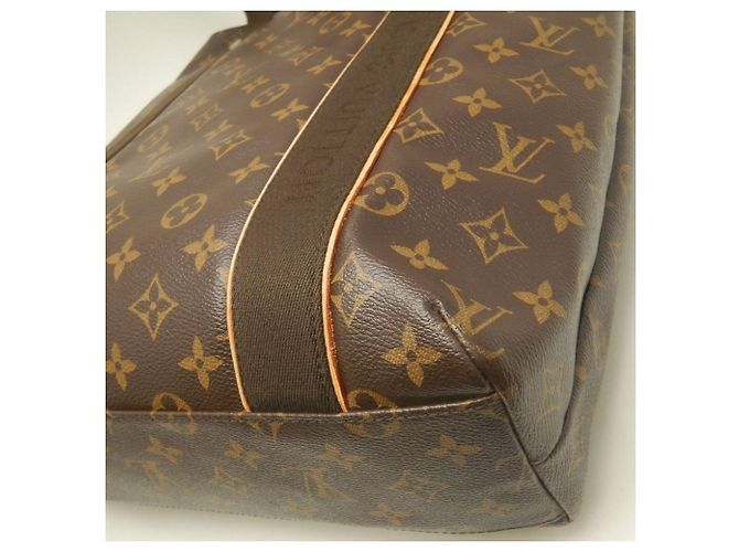 Borsa Tote Louis Vuitton Monogram Cabas Bobour Marrone - vista 16
