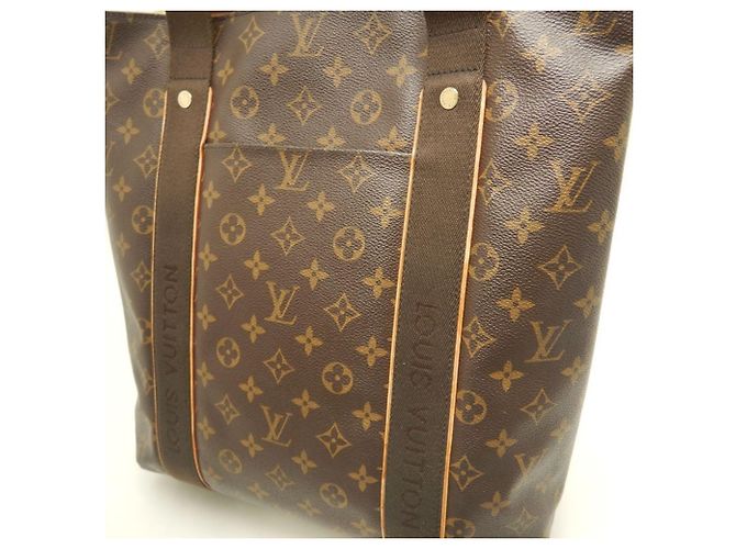 Borsa Tote Louis Vuitton Monogram Cabas Bobour Marrone - vista 5