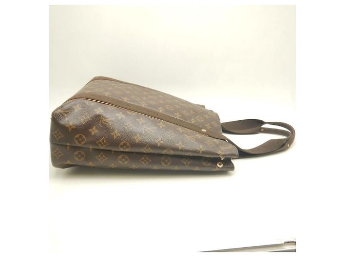 Borsa Tote Louis Vuitton Monogram Cabas Bobour Marrone - vista 6