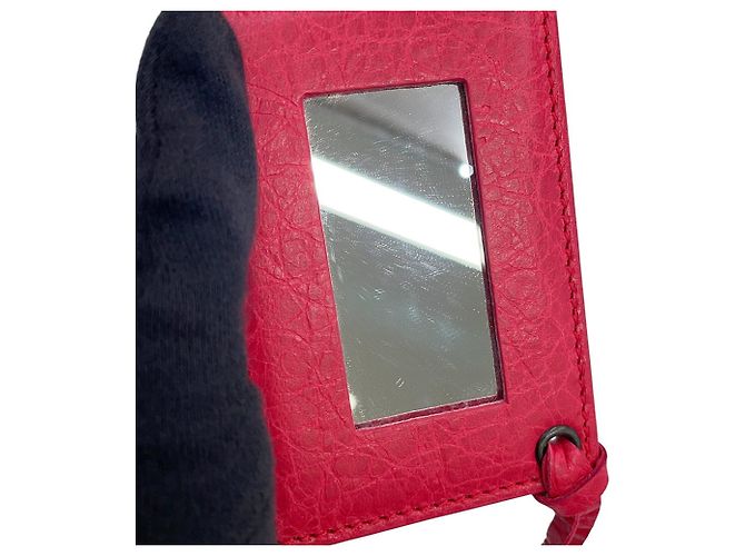 Borsa a mano Balenciaga Classic Mini City in pelle Rosso Bronzo - vista 16