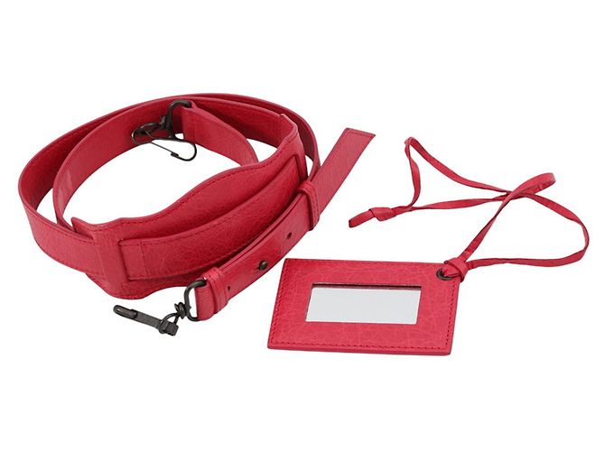 Borsa a mano Balenciaga Classic Mini City in pelle Rosso Bronzo - vista 19