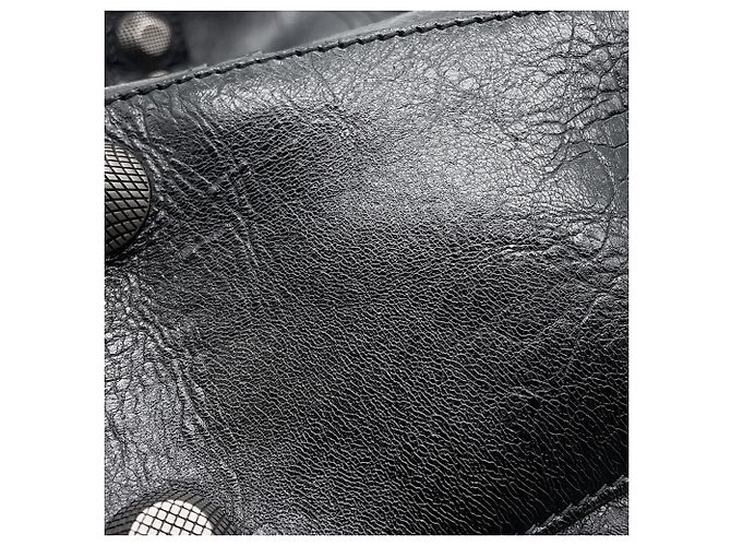 Everyday Borsa a mano in pelle nera Balenciaga Nero - vista 7