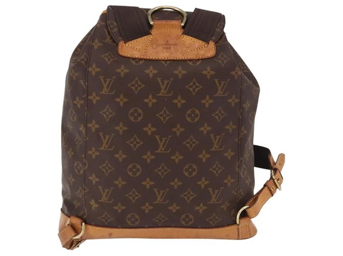 Louis Vuitton Montsouris Monogram GM Marrone - vista 2