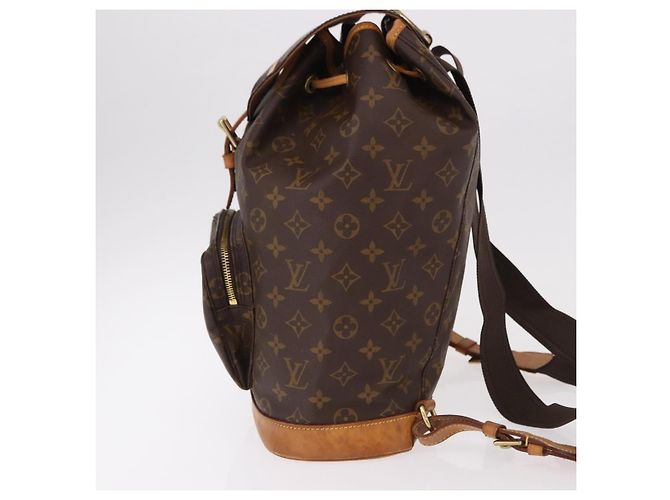 Louis Vuitton Montsouris Monogram GM Marrone - vista 3
