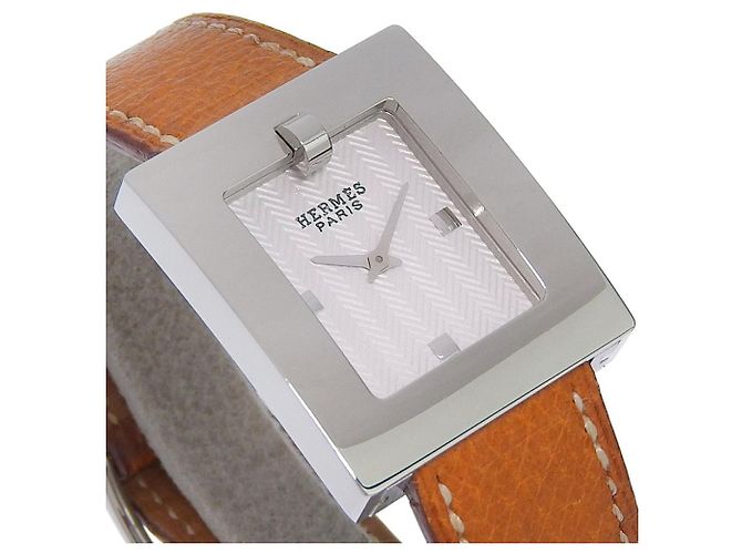 Hermès Hermes Gürtel Quartz Edelstahl und Leder 26 - Ansicht 4