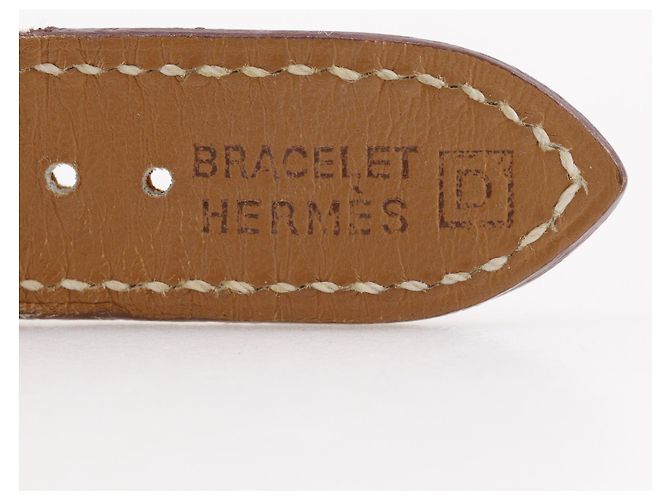 Hermès Hermes Gürtel Quartz Edelstahl und Leder 26 - Ansicht 7