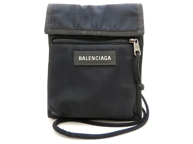 Balenciaga Explorer Small Pouch Sacoche Nero - vista 2