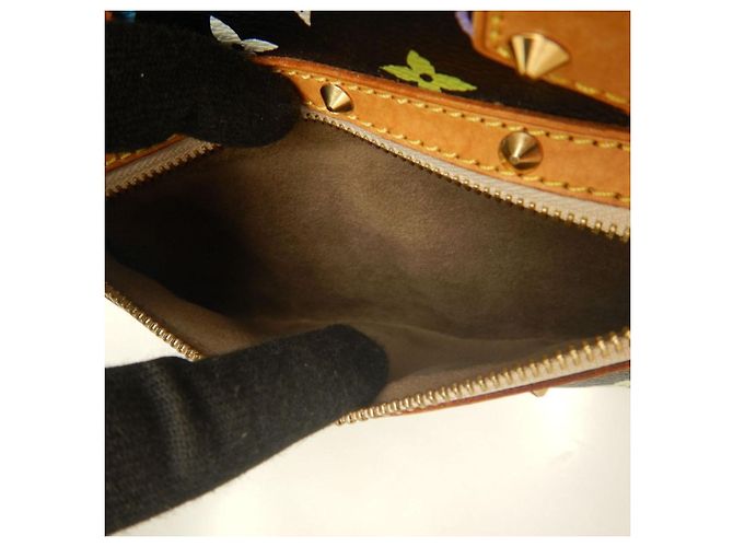 Borsa Louis Vuitton Alma PM Multi-color Nero - vista 17