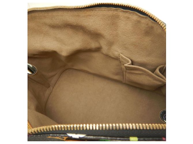 Borsa Louis Vuitton Alma PM Multi-color Nero - vista 18