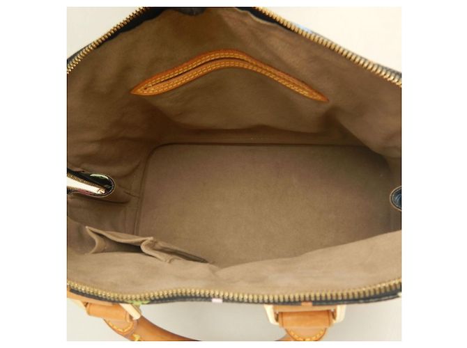 Borsa Louis Vuitton Alma PM Multi-color Nero - vista 4