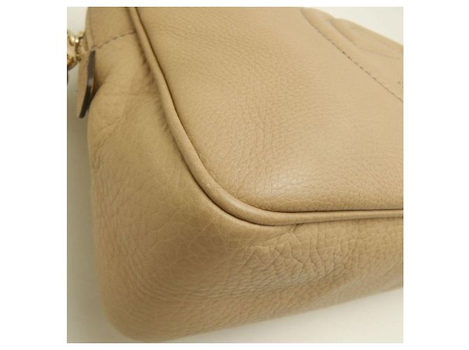 Borsa a tracolla con catena Soho di Gucci Beige - vista 11