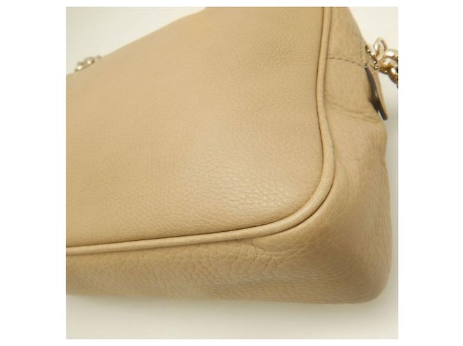 Borsa a tracolla con catena Soho di Gucci Beige - vista 14