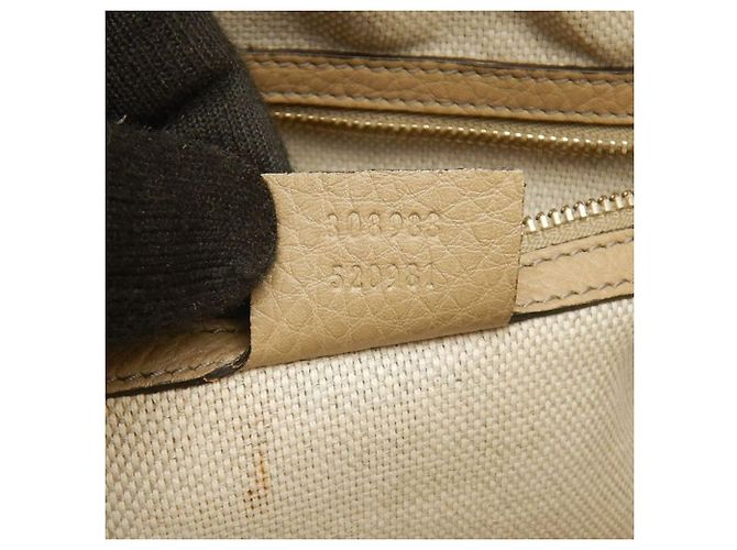 Borsa a tracolla con catena Soho di Gucci Beige - vista 18