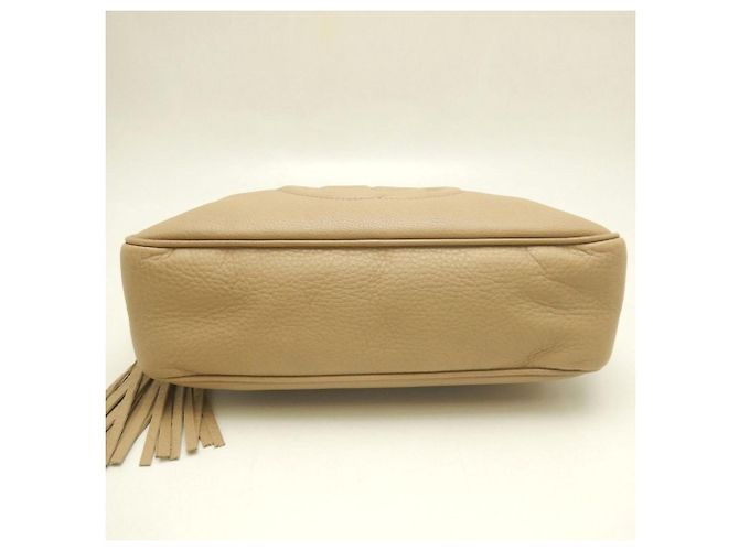 Borsa a tracolla con catena Soho di Gucci Beige - vista 6