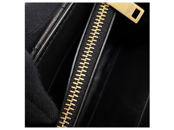 Portafoglio con catena Yves Saint Laurent in nero - vista 11