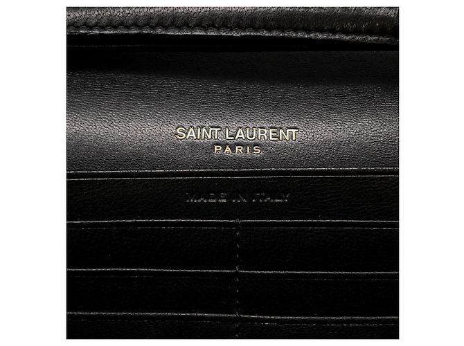 Portafoglio con catena Yves Saint Laurent in nero - vista 13