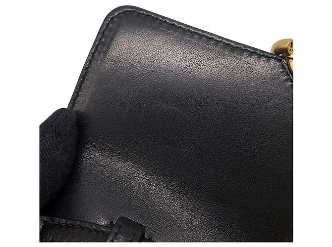 Portafoglio con catena Yves Saint Laurent in nero - vista 9