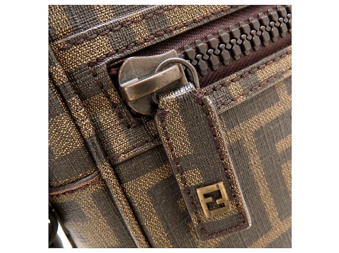 FENDI Zucchino 8BT098 Borsa a tracolla Marrone - vista 11