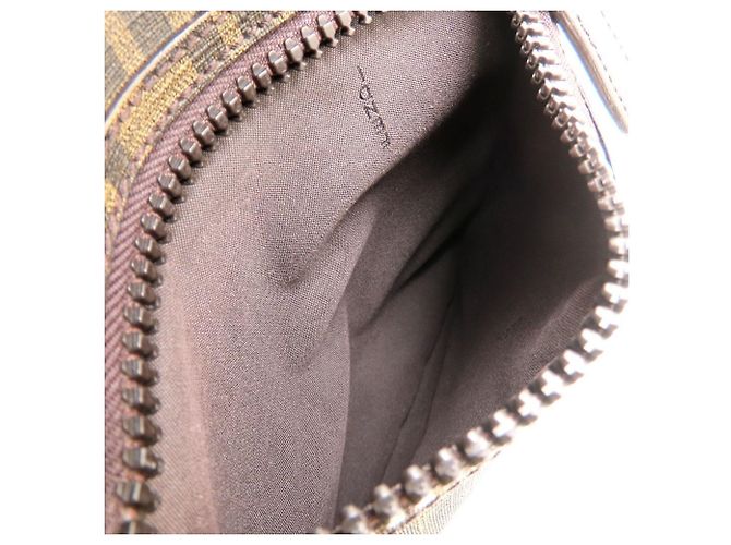 FENDI Zucchino 8BT098 Borsa a tracolla Marrone - vista 12
