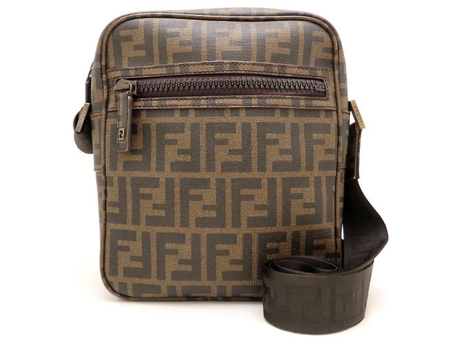 FENDI Zucchino 8BT098 Borsa a tracolla Marrone - vista 2