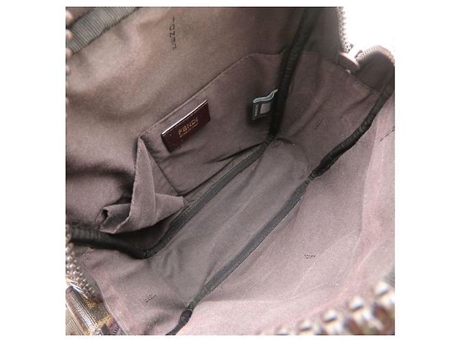 FENDI Zucchino 8BT098 Borsa a tracolla Marrone - vista 6