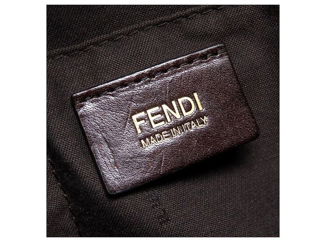 FENDI Zucchino 8BT098 Borsa a tracolla Marrone - vista 7