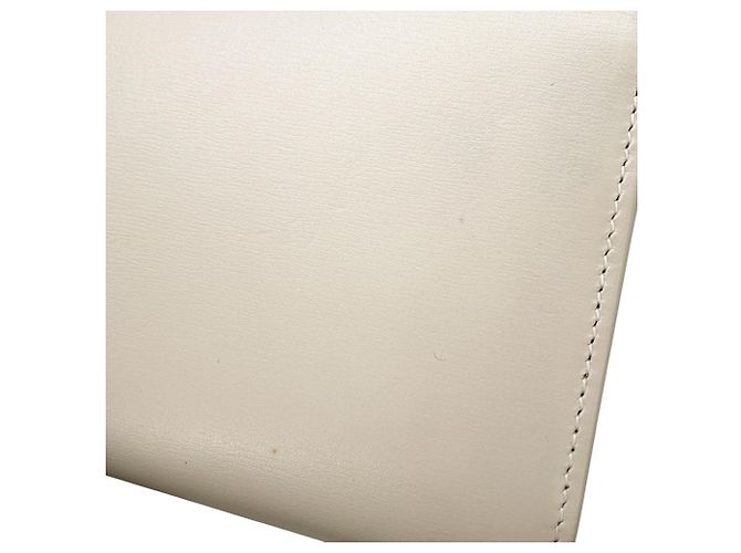 Portafoglio a tracolla con catena Saint Laurent Paris Bianco - vista 8