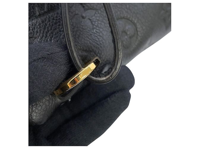 Zaino Louis Vuitton Monogram Empreinte Montsouris PM Nero Monogramma - vista 11
