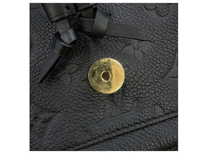 Zaino Louis Vuitton Monogram Empreinte Montsouris PM Nero Monogramma - vista 12