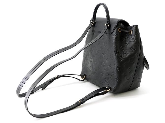 Zaino Louis Vuitton Monogram Empreinte Montsouris PM Nero Monogramma - vista 2