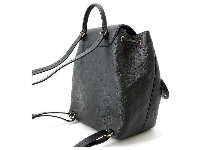 Zaino Louis Vuitton Monogram Empreinte Montsouris PM Nero Monogramma - vista 3