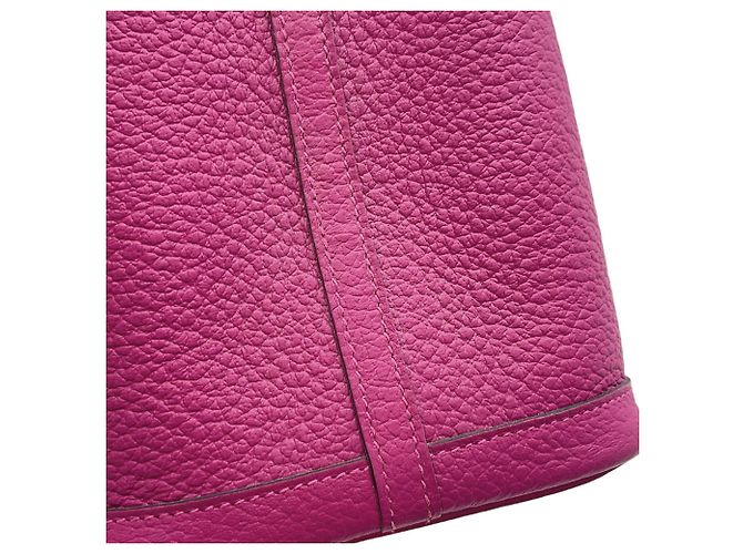 Hermès Borsa Tote Hermes Garden TPM in Rose Purple Porpora - vista 10