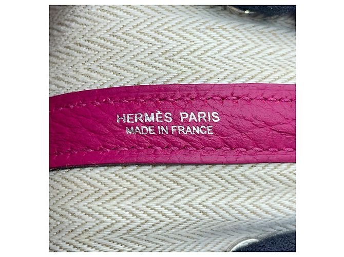 Hermès Borsa Tote Hermes Garden TPM in Rose Purple Porpora - vista 14