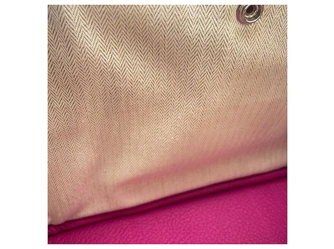 Hermès Borsa Tote Hermes Garden TPM in Rose Purple Porpora - vista 8