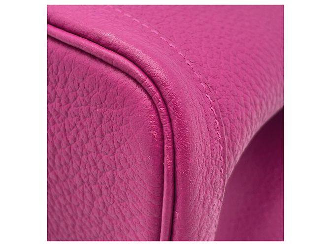 Hermès Borsa Tote Hermes Garden TPM in Rose Purple Porpora - vista 9