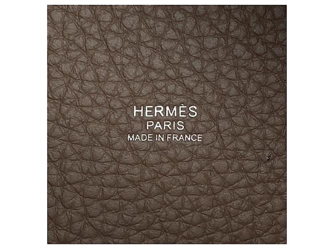 Hermès Hermes Picotin Lock PM Handtasche Taupe - Ansicht 12