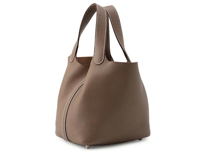 Hermès Hermes Picotin Lock PM Handtasche Taupe - Ansicht 2
