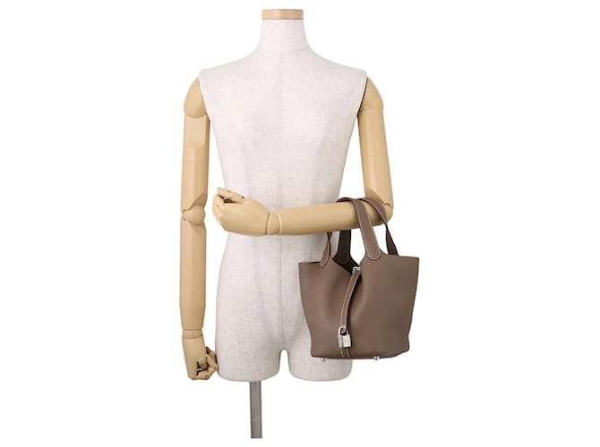 Hermès Hermes Picotin Lock PM Handtasche Taupe - Ansicht 4
