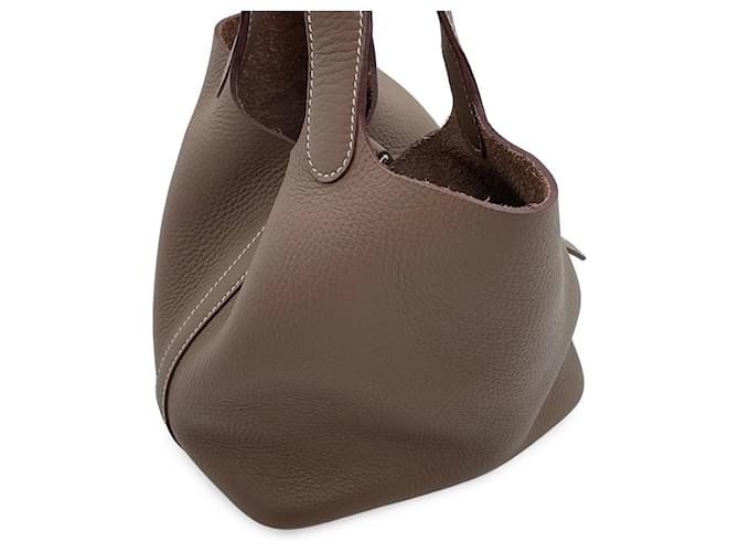 Hermès Hermes Picotin Lock PM Handtasche Taupe - Ansicht 7