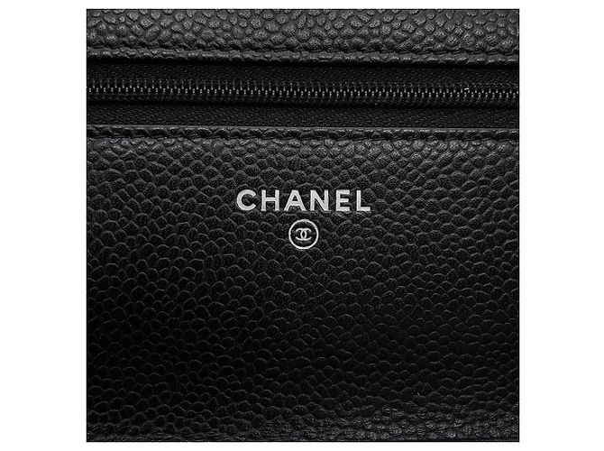Portafoglio con catena nero Chanel - vista 10