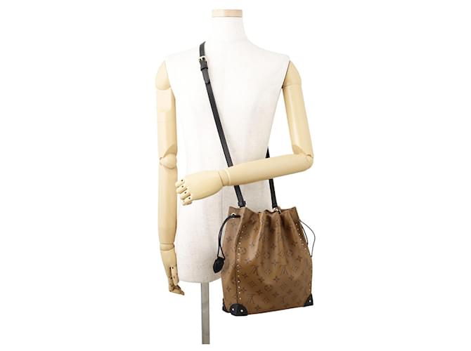 Noe Borsa a tracolla Louis Vuitton Monogram Reverse Beige - vista 5