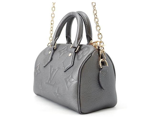 Borsa Louis Vuitton Monogram Empreinte Speedy Bandoulière 20 Metallico - vista 2