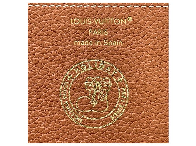 Tarjetero de cuero Cognac Louis Vuitton Coñac - vista 7