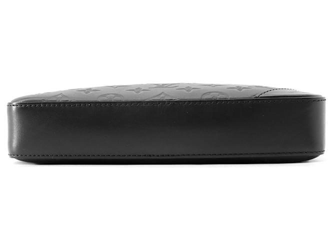 Borsa a tracolla Louis Vuitton Monogram Shadow Duo Nero - vista 3