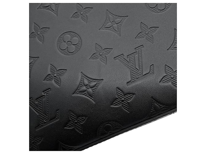 Borsa a tracolla Louis Vuitton Monogram Shadow Duo Nero - vista 6