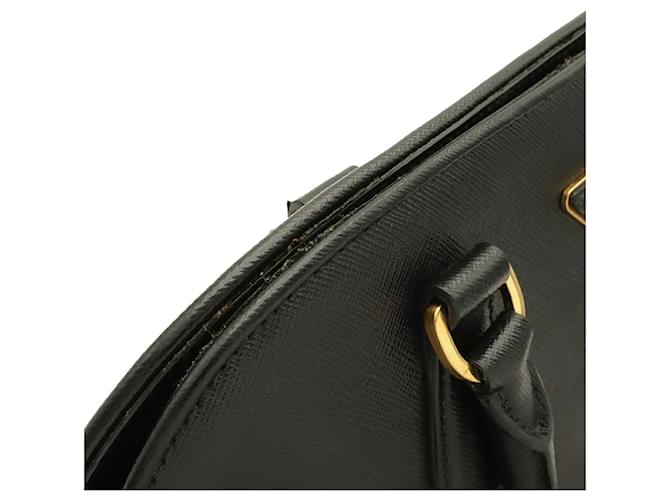 Prada Saffiano Lederhandtasche Schwarz - Ansicht 5
