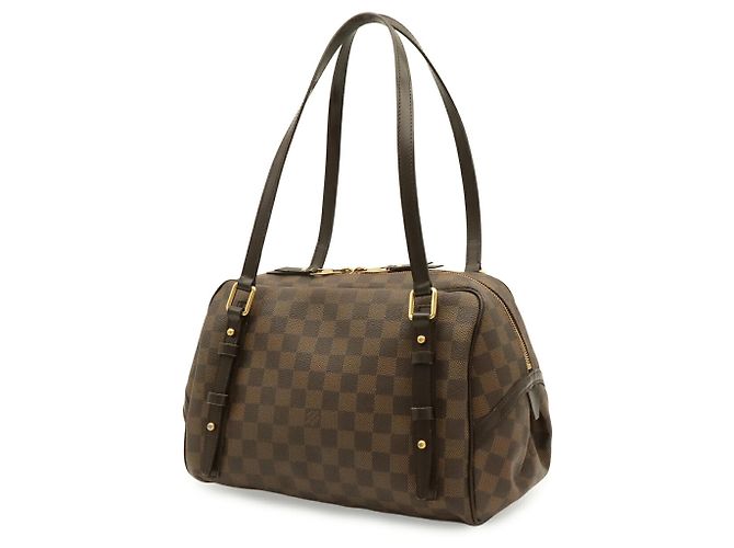 Borsa a tracolla tote Louis Vuitton Damier Rivington GM Marrone - vista 3
