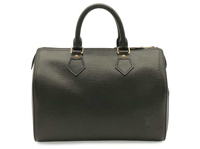 Borsa Louis Vuitton Epi Speedy 25 Nero - vista 2