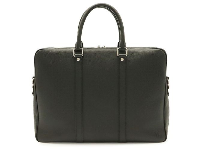 Borsa Louis Vuitton Taiga PDV Porte Documents Voyage PM Grigio - vista 2