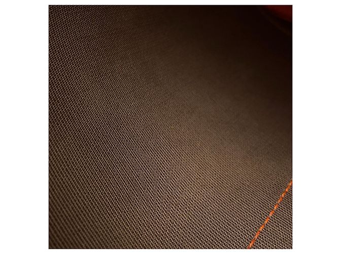 Hermès Borsa Tote Hermes Garden TPM Arancione Taupe - vista 7